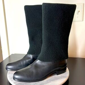 Reed Evins fold over knit calf boots 2010